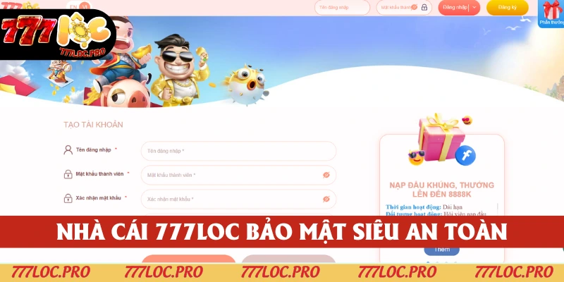 Thông tin thành viên được bảo mật bằng công nghệ tối tân