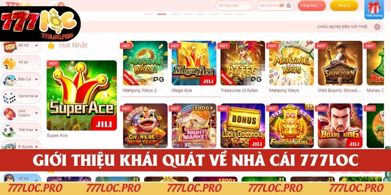 Giới thiệu nhà cái 777LOC có sức hút lớn trên sàn cá cược