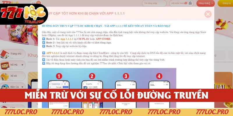 777LOC được miễn trừ trước những lỗi kỹ thuật khách quan